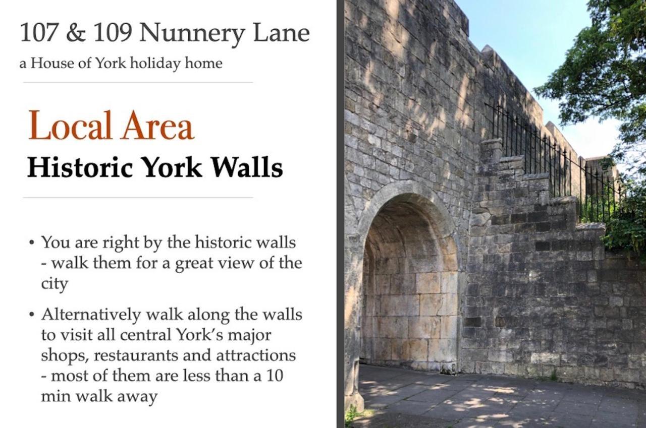 Vila 107 And 109 Nunnery Lane York Exteriér fotografie